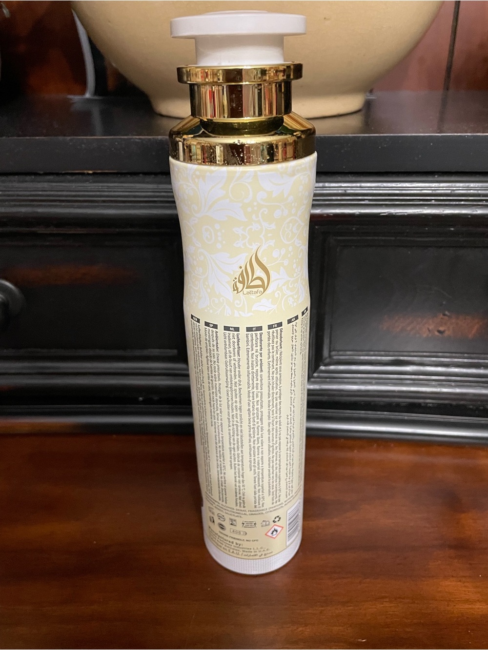 Yara Moi Air Freshener Spray - Cream & Gold new - Picture 2 of 3